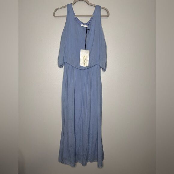 Back Illusion Flounce Dress - Picture 2 of 5